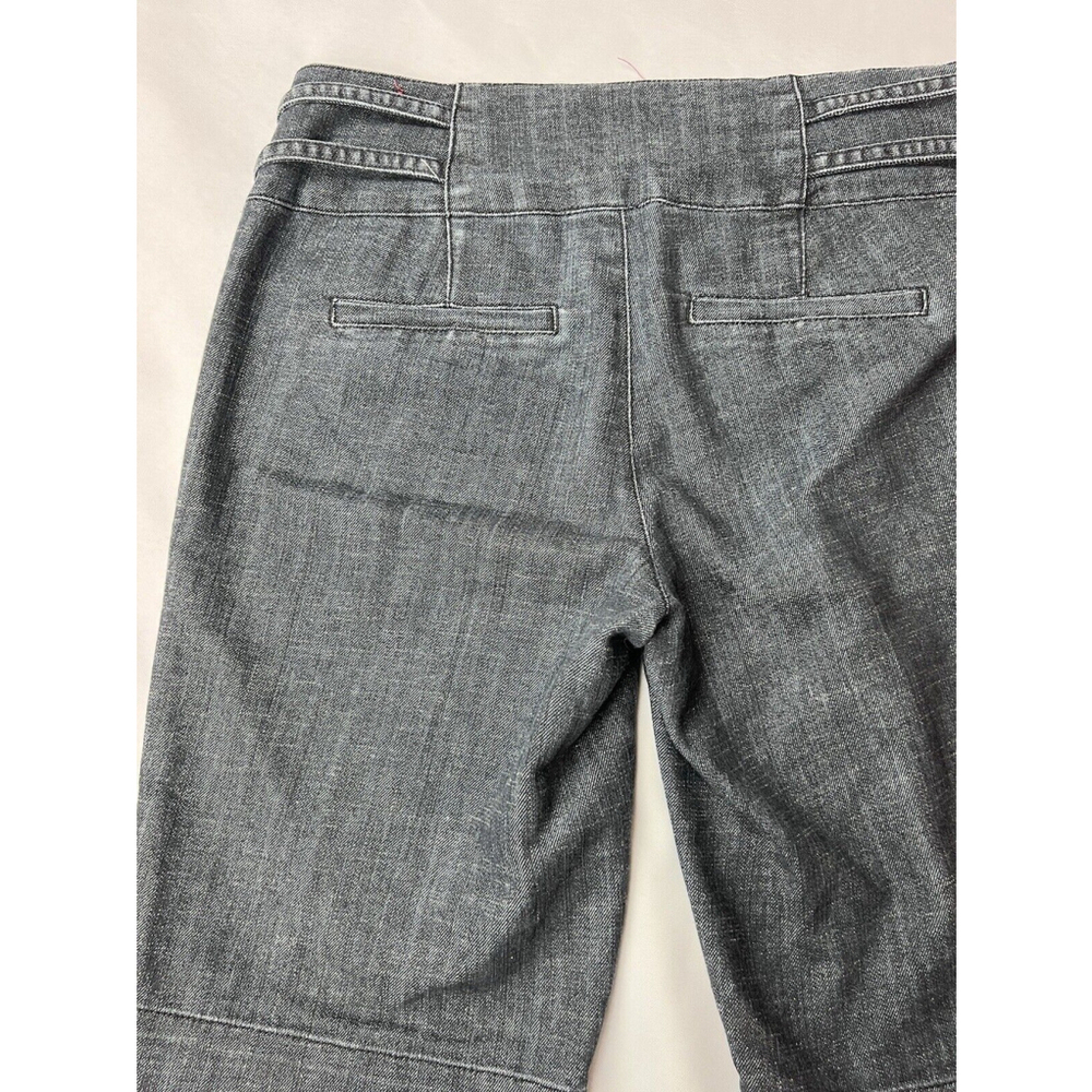 One Song Authentic Denim Women's Bermuda Trouser Shorts Size 10 Mid-rise EUC - Picture 6 of 10